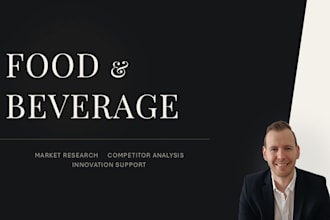 do food and beverage market and competitor research