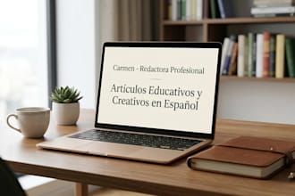 escribiré artículos en español de alta calidad
