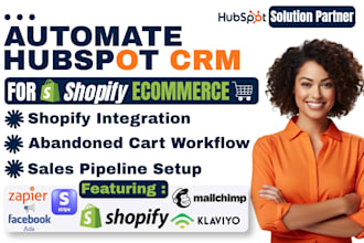 automate hubspot CRM for shopify ecommerce brands