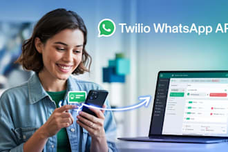 erect twilio whatsapp api and n8n crm system whatsapp chatbot and automation