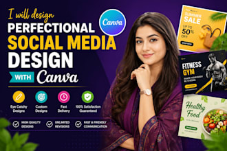 design professional social media posts in canva unique ways