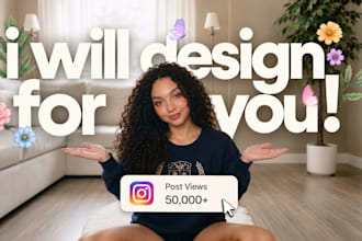 design 10 custom posts with captions for your brand
