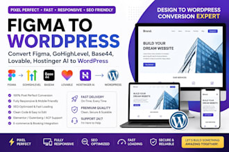 convert figma to wordpress gohighlevel base44 lovable to wordpress hostinger ai