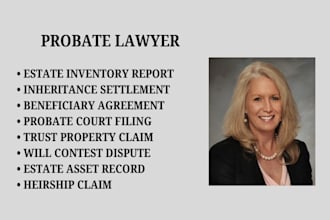 handle probate filings, inheritance disputes and estate administration matters