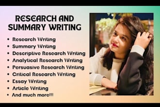 help you with assignments and research project