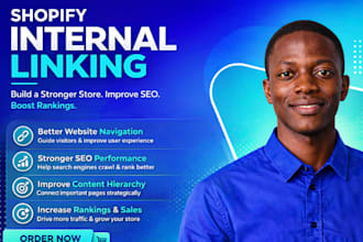 fix shopify internal linking and crawl issues