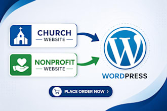 build nonprofit and church websites using wordpress