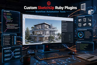 build powerful sketchup ruby plugins to automate your workflow
