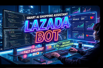 lazada bot, auto purchase automation, fast checkout bot, e commerce buying bot