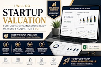 do startup valuation for fundraising investors ready mergers acquisition dcf