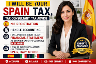 spain tax, tax consultant, tax advise, nif registration and accounting