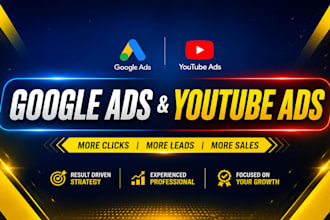 setup and manage google ads, adwords, PPC campaigns and ecommerce tracking