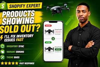 fix shopify sold out, inventory, cart and checkout issues, shopify bug fixes