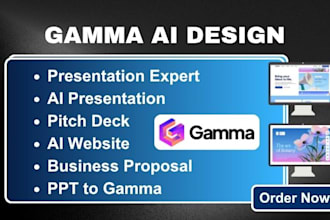 design ai presentations and pitch decks using gamma ai