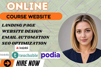 create and upload online course on teachable, teachable school and kajabi