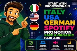 organic USA spotify music promotion german promotion