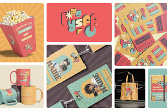 do professional art direction and graphic design for your brand