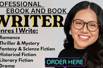 be your 100,000 words fiction ebook writer and ebook ghostwriter