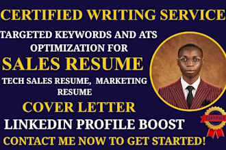 write sales resume, marketing resume, tech sales resume, saas sales resume