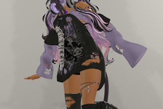 create a personal booth model for vrchat