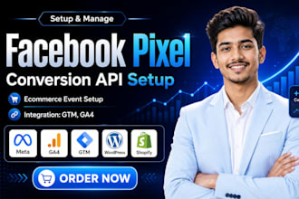 fix facebook pixel, conversion API setup, GTM and ga4 tracking