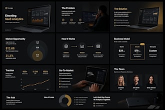 create investor pitch deck powerpoint deck startup business deck startup deck