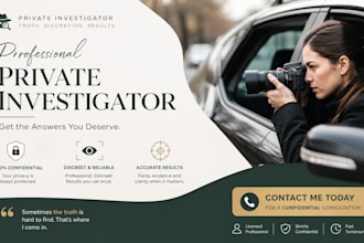 be your licensed private investigator