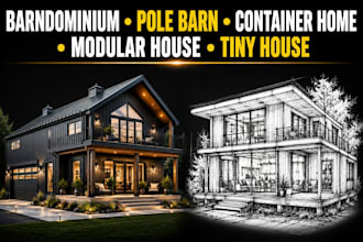 draw barndominium plans pole barn house plans container home modular house plans