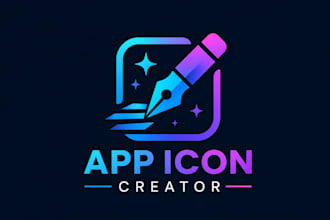 design modern gaming app icon