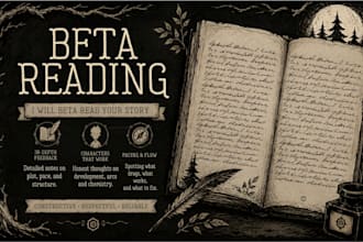 beta read your story and provide detailed feedback