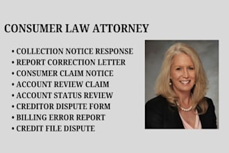 work on credit report concerns, debt disputes, and consumer law violation issues