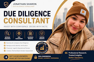conduct professional due diligence and corporate background research