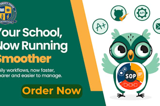 create professional sops for school departments and operations