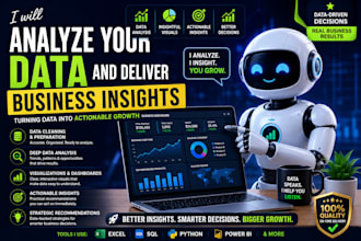 analyze your data and deliver business insights
