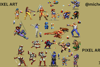 make pixel art pixel animation game art indie game game sprite game character