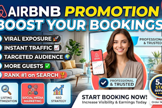 promote and advertise your airbnb listing vrbo with seo to boost bookings