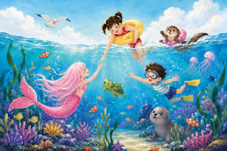 draw watercolor illustrations and children book illustrations for KDP