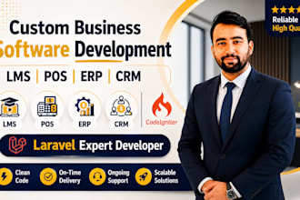 develop laravel business software for schools hospitals and ecommerce stores