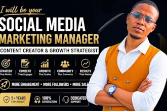 social media marketing manager content creator and growth strategist