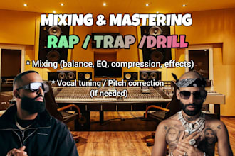 mix and master for rap and trap