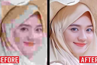 enhance, improve, unblur, restore, sharpen, upscale low quality photos