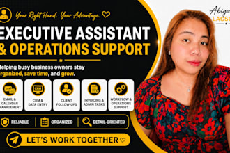 be your business operations and marketing support specialist