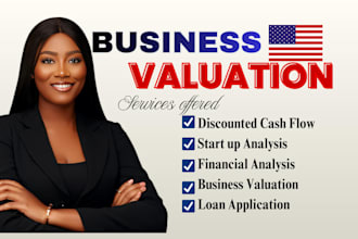 do business valuation, financial analysis, dcf valuation, valuation report