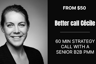 be your on demand product marketing advisor for 1 hour