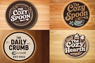 do restaurant, fastfood, BBQ, food truck and food logo design