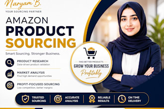 do high demand amazon product research and sourcing for pl