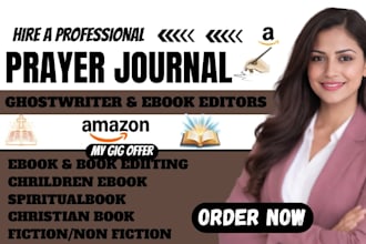 ghostwrite christian prayer journal ebook and spiritual book