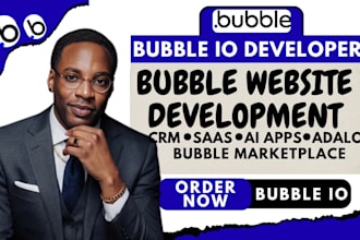 build bubble io website, bubble io, or bubble io saas mvp as bubble io developer