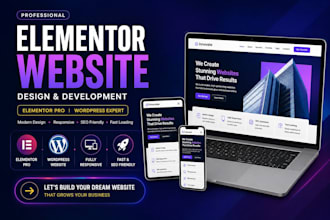 elementor pro, elementor website, elementor wordpress, wordpress website design
