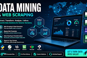 do data mining and web scraping